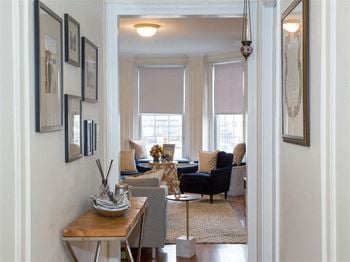 Beautiful, large bay windows